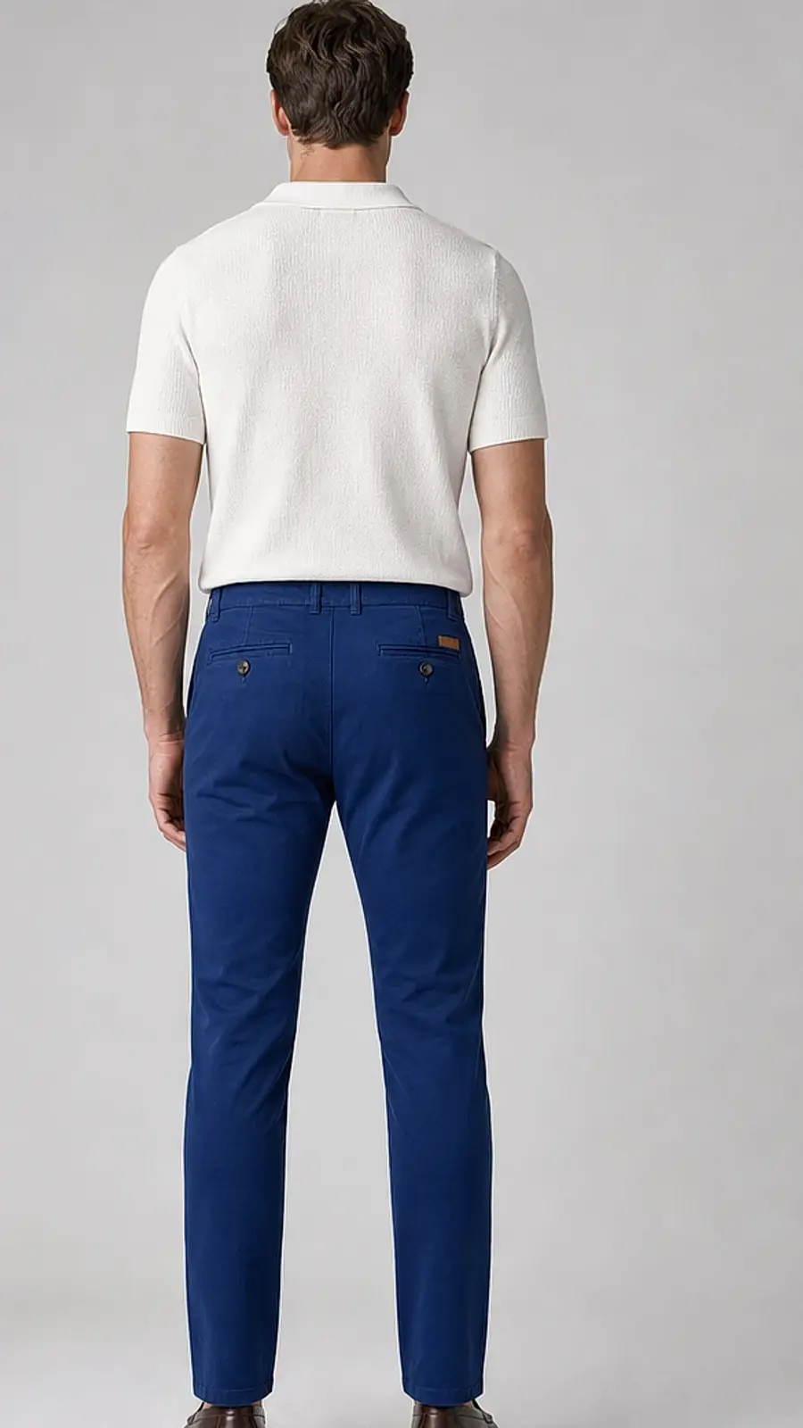 Pigment Dyed Stretchable Men's Chino Pants