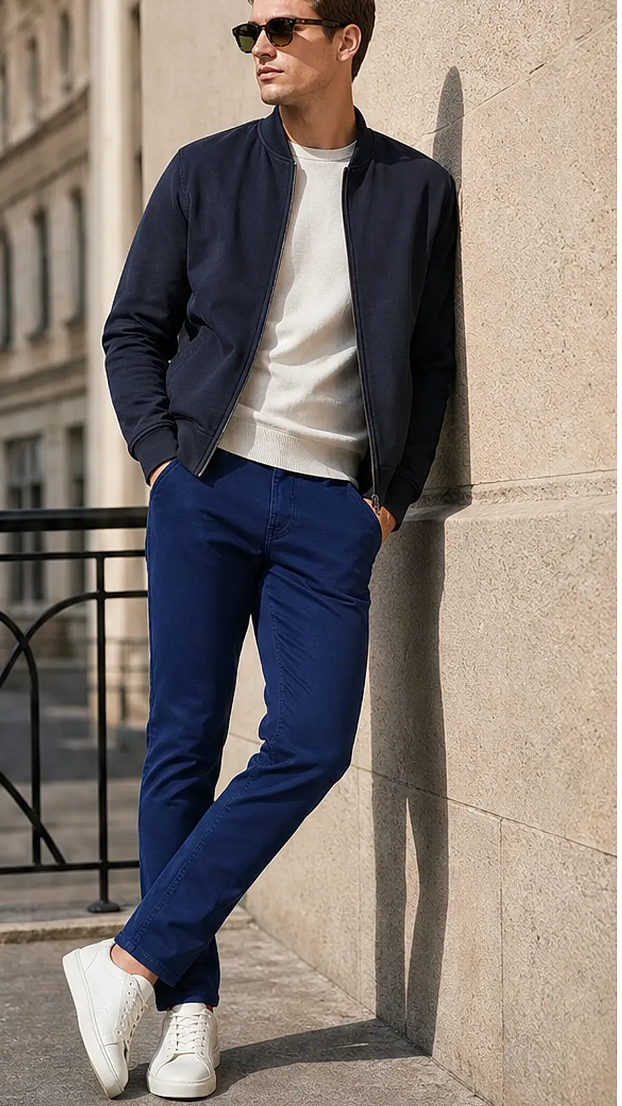 Pigment Dyed Stretchable Men's Chino Pants