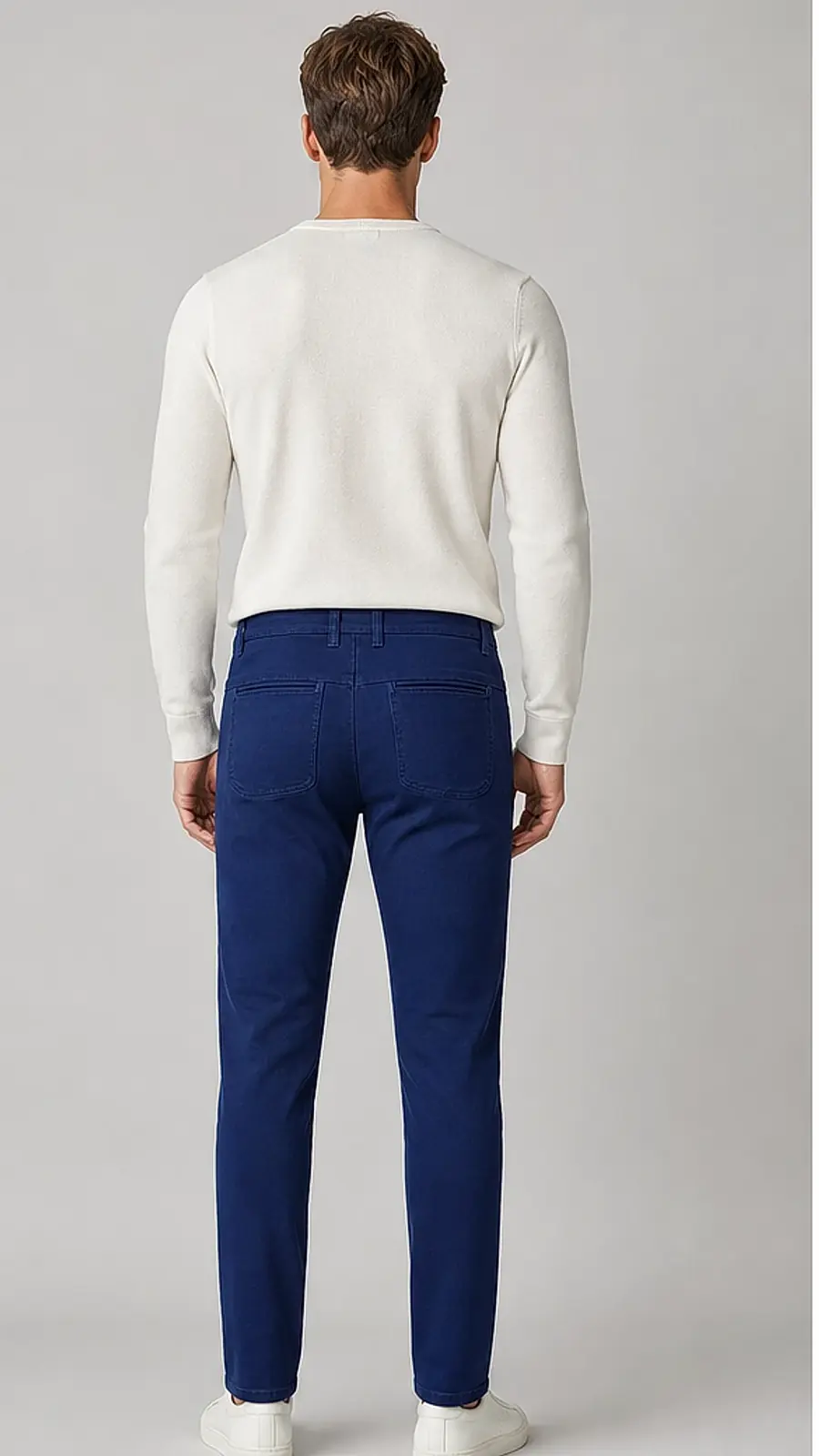 Pigment Dyed Stretchable Men's Chino Pants