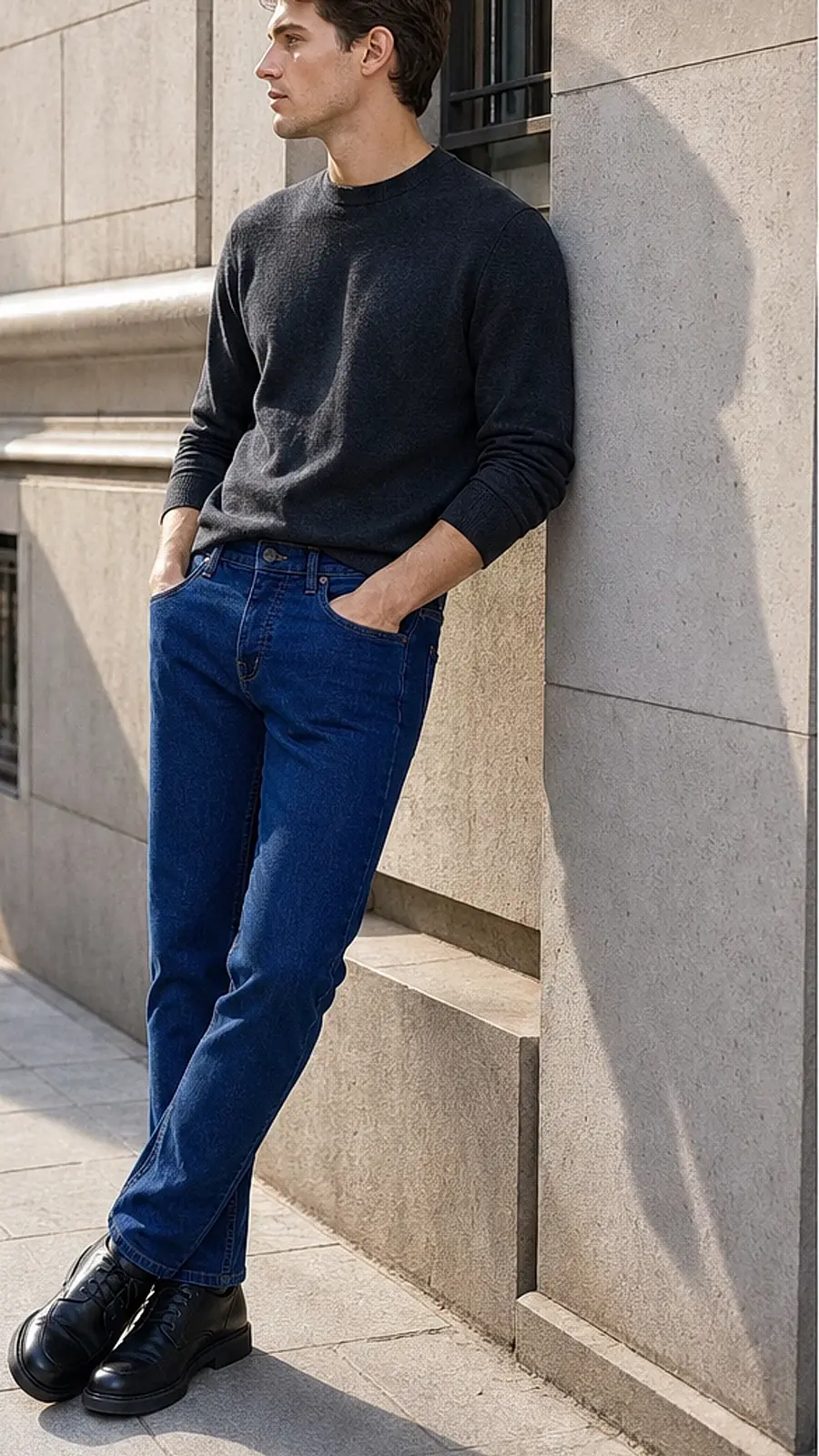 Stretch Denim Light Blue Mens vintage Stretch Denim Jeans Pant Slim Fit