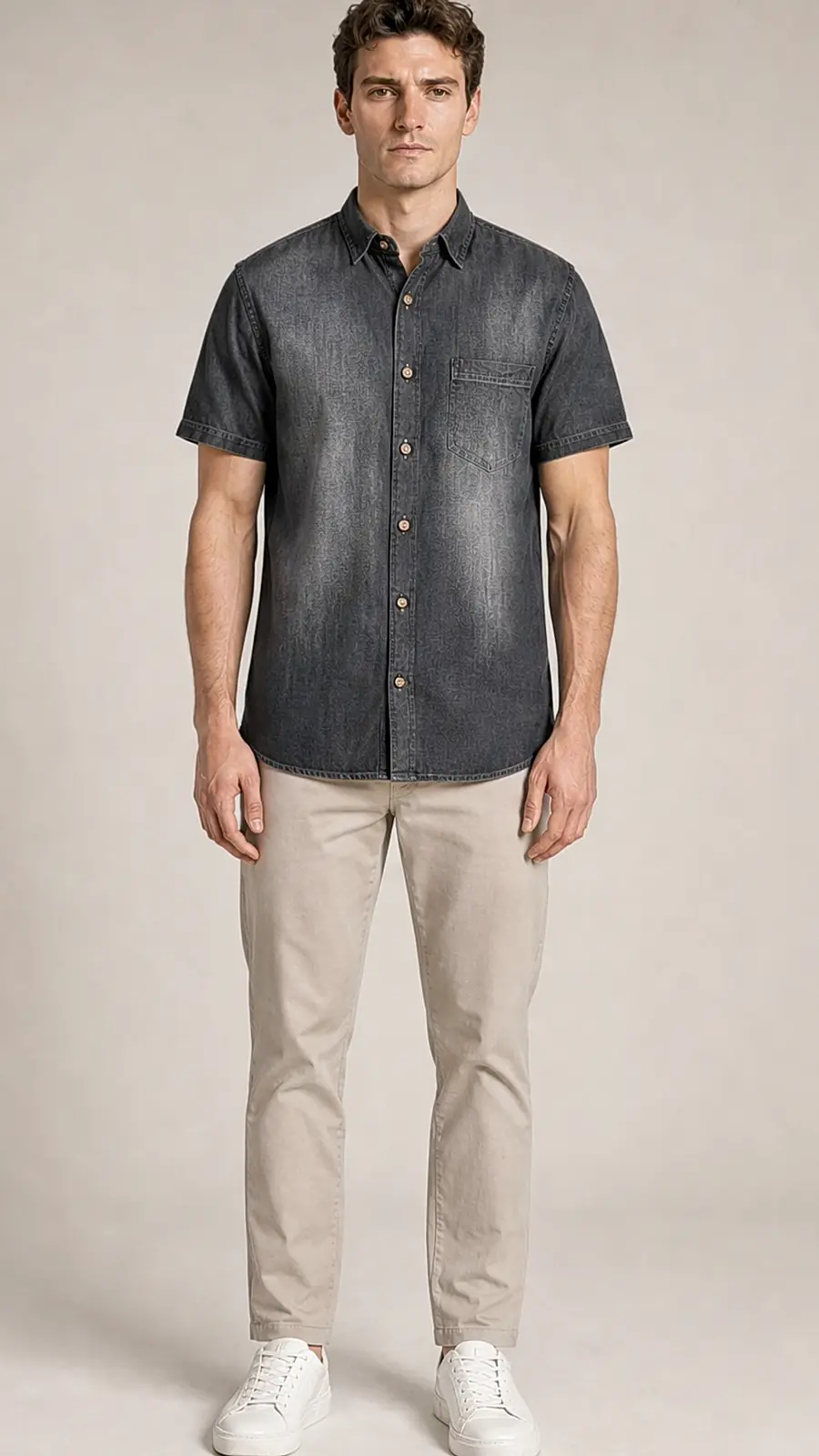 Black Tencil Vintage Denim Shirt